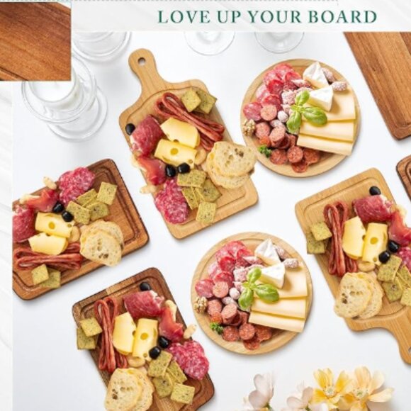 NIB gorgeous acacia wood cutting board - Picture 5 of 6